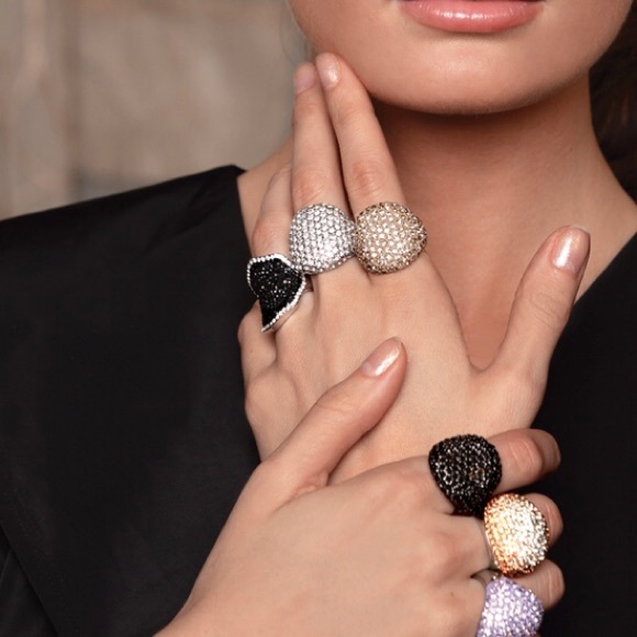 * Sold * Amethyst Dynamite Ring (Size 8) - Picture 2 of 2